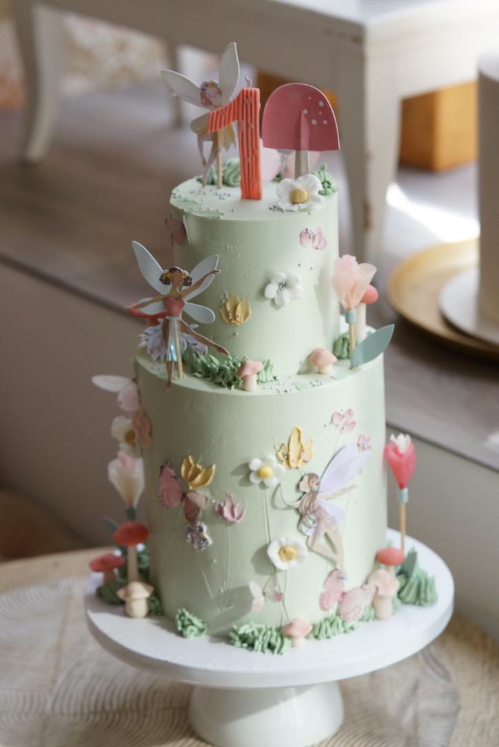 Fairy-Themed Birthday Cake