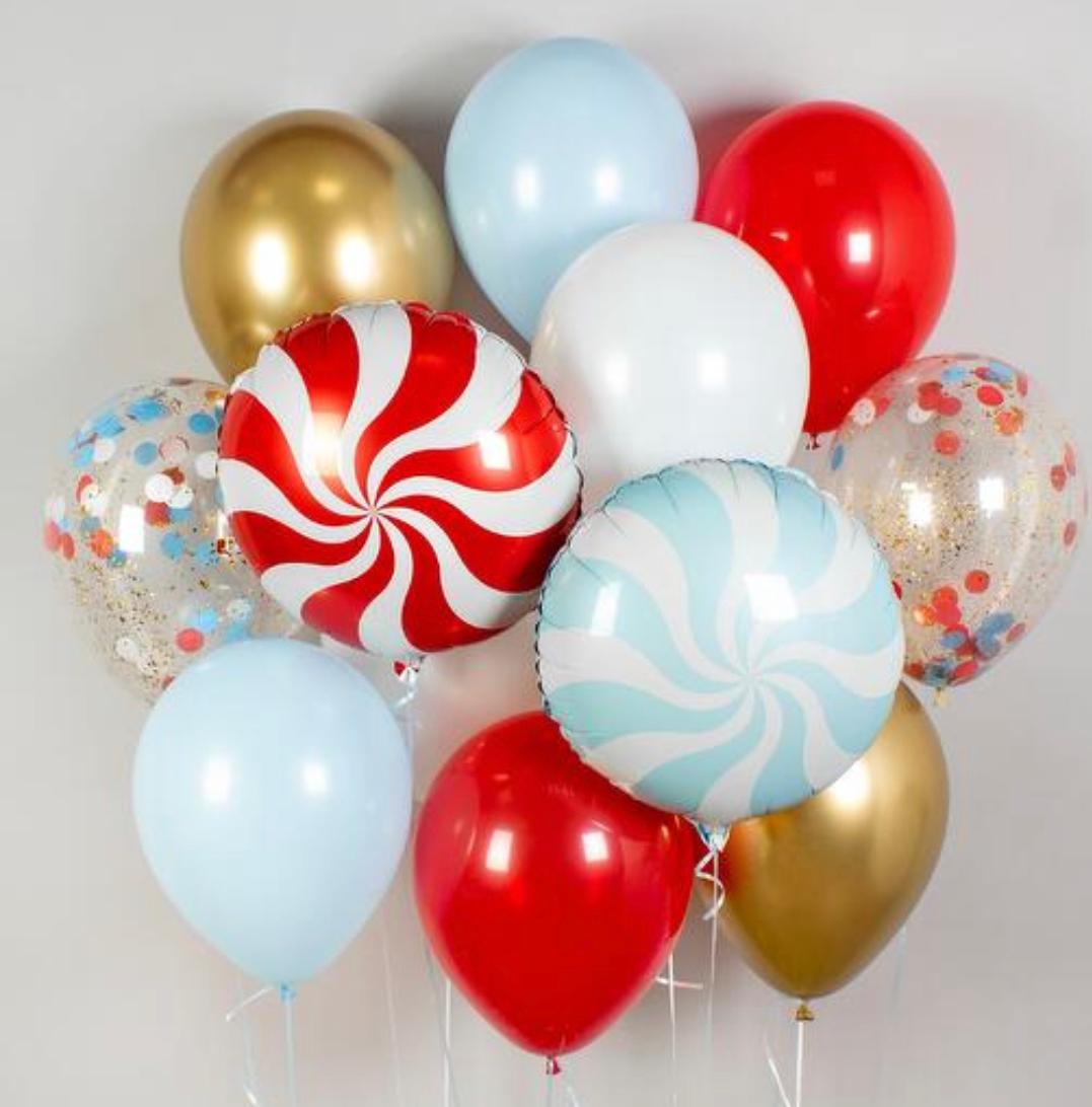 Radiant Celebration Gas Balloon Set