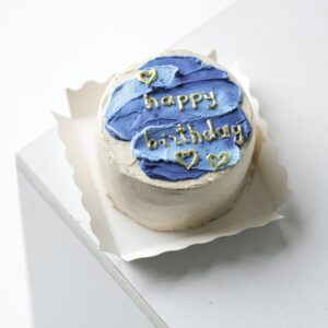 Bento cake blue happy bday